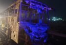 कुंडली मानेसर पलवल एक्सप्रेसवे पर चलती बस में लगी आग, 8 सवारी जिंदा जली
