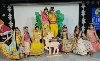 Rewari News: Krishna Janmotsav celebrated with pomp in Euro International School