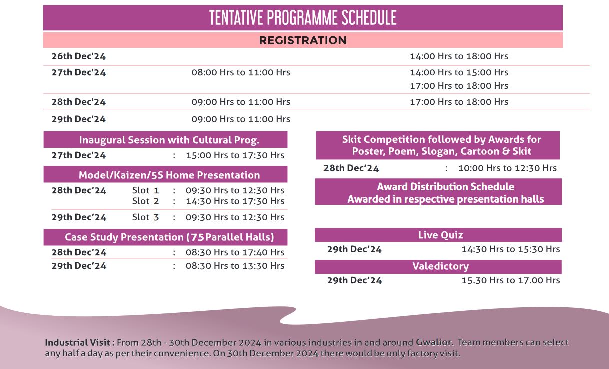 ncqc schedule