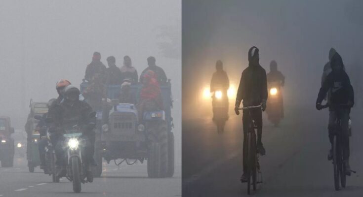 Haryana Weather Update: घना कोहरा छाया, दृश्यता शून्य