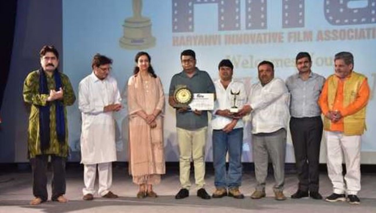 हरियाणा इनोवेटिव फिल्म एसोसिएशन (हीफा) के वार्षिक समारोह में छाए रेवाड़ी के कलाकार