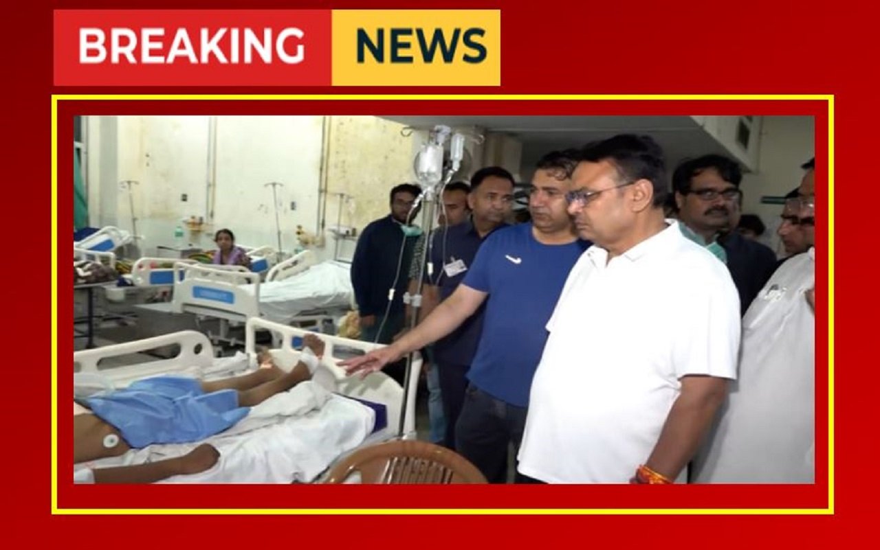 मुख्यमंत्री भजनलाल शर्मा खुद सवाई मानसिंह अस्पताल पहुंचे, जांच के दिए आदेश