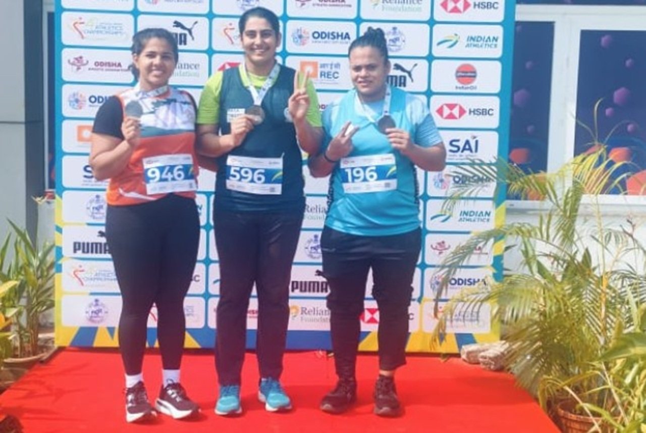 40वीं जूनियर एथलेटिक्स चैंपियनशिप भुवनेश्वर में फिर छाई हरियाणा की बेटियां