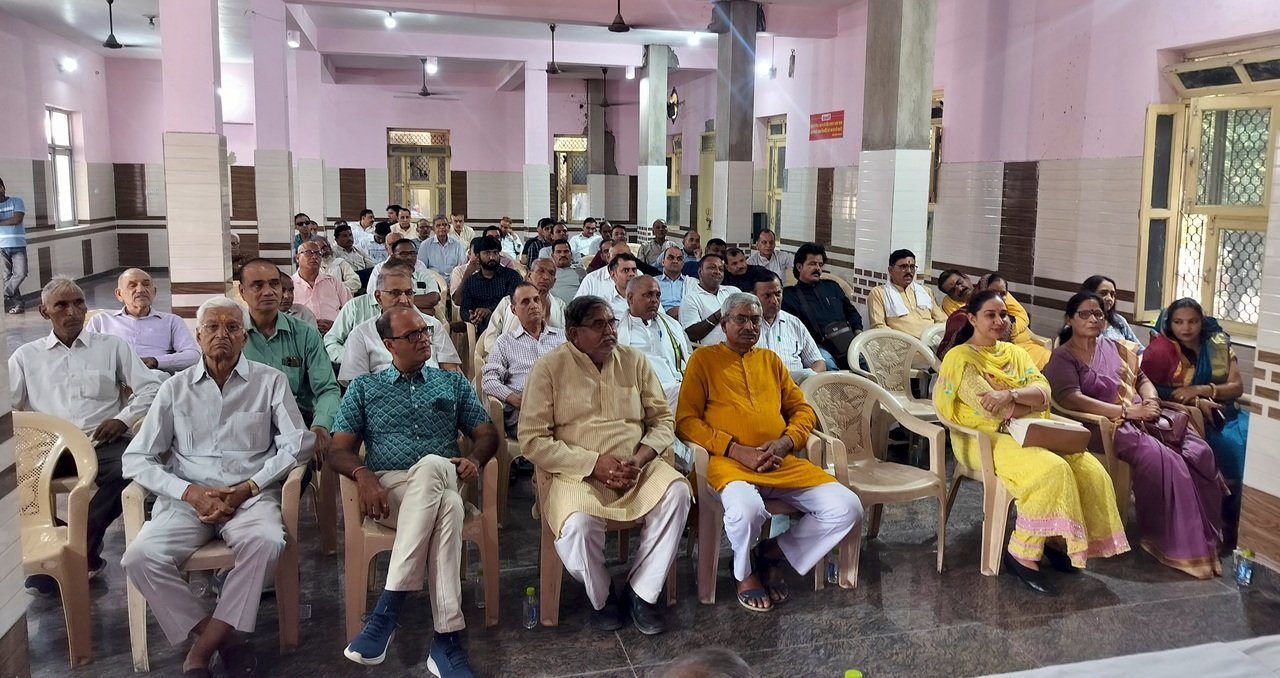ब्राह्मण सभा के पदाधिकारियों की बैठक आयोजित
