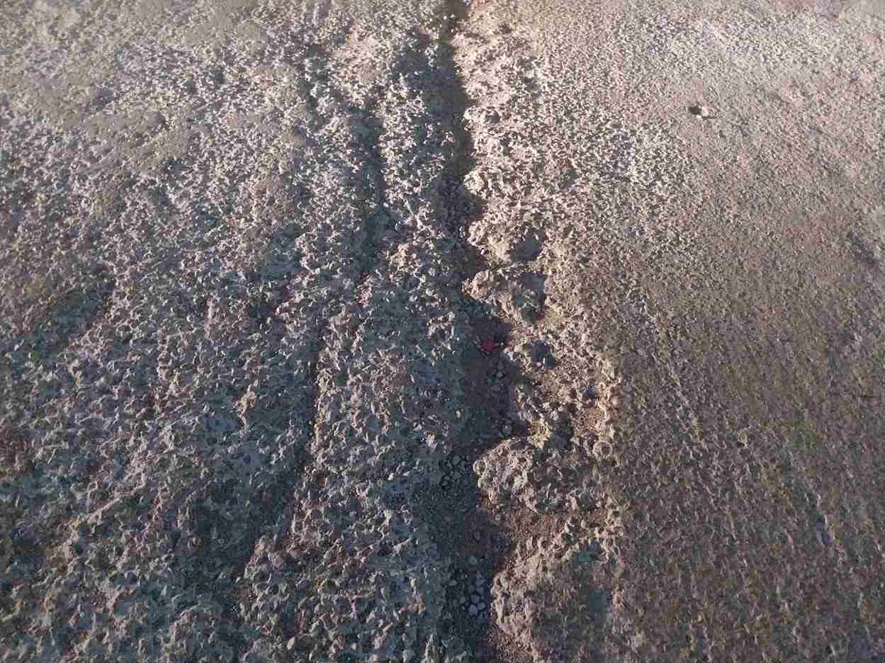 2 करोड़ से बनी सड़क में 12 माह में ही निकलने लगी रोडियां, गुणवत्ता पर उठे सवाल