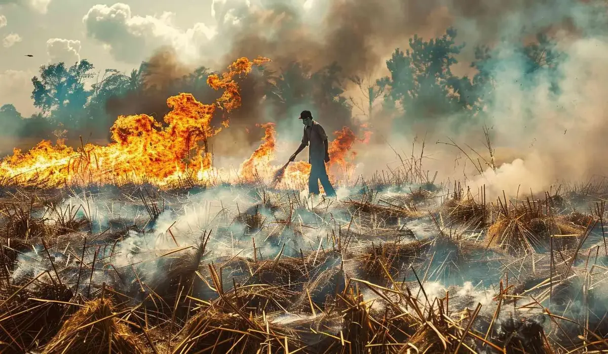 Haryana News: हरियाणा में पराली जलाने के मामले कम, फिर भी चार शहर प्रदूषण से परेशान