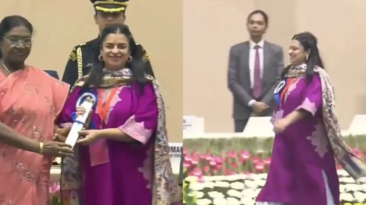 Haryana की मेहनत रंग लाई! राष्ट्रीय जल पुरस्कार में तीसरा स्थान, श्रुति चौधरी ने किया हासिल सम्मान