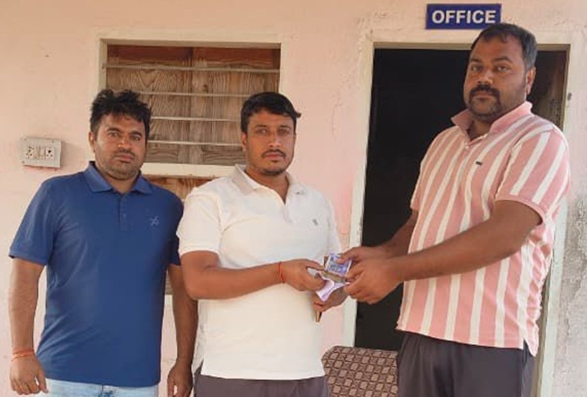 नंदू गौशाला धारूहेड़ा में समाजसेवियों ने किया बड़ा आर्थिक सहयोग