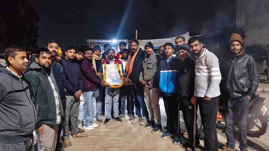  पूर्व प्रधानमंत्री अटल बिहारी वाजपेयी की जंयती पर धारूहेड़ा में निकाली स्मरण रैली