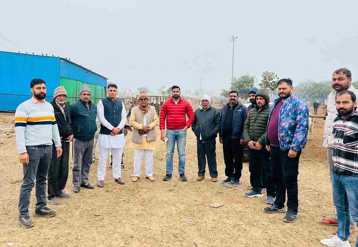 नंदू गौशाला गौशाला धारूहेड़ा में वार्षिक समारोह की तैयारी को लेकर बैठक आयोजित