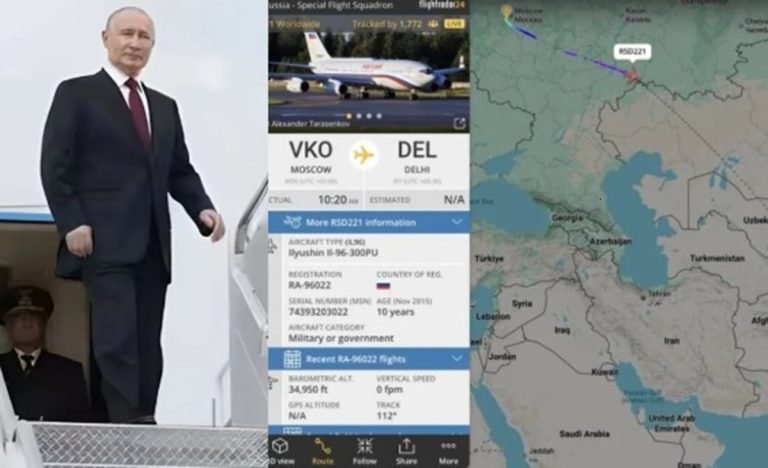 Putin India Visit: दुनिया में सबसे ज्यादा ट्रैक की  पुतिन  फ्लाइट, लाखों लोगों ने देखा Live
