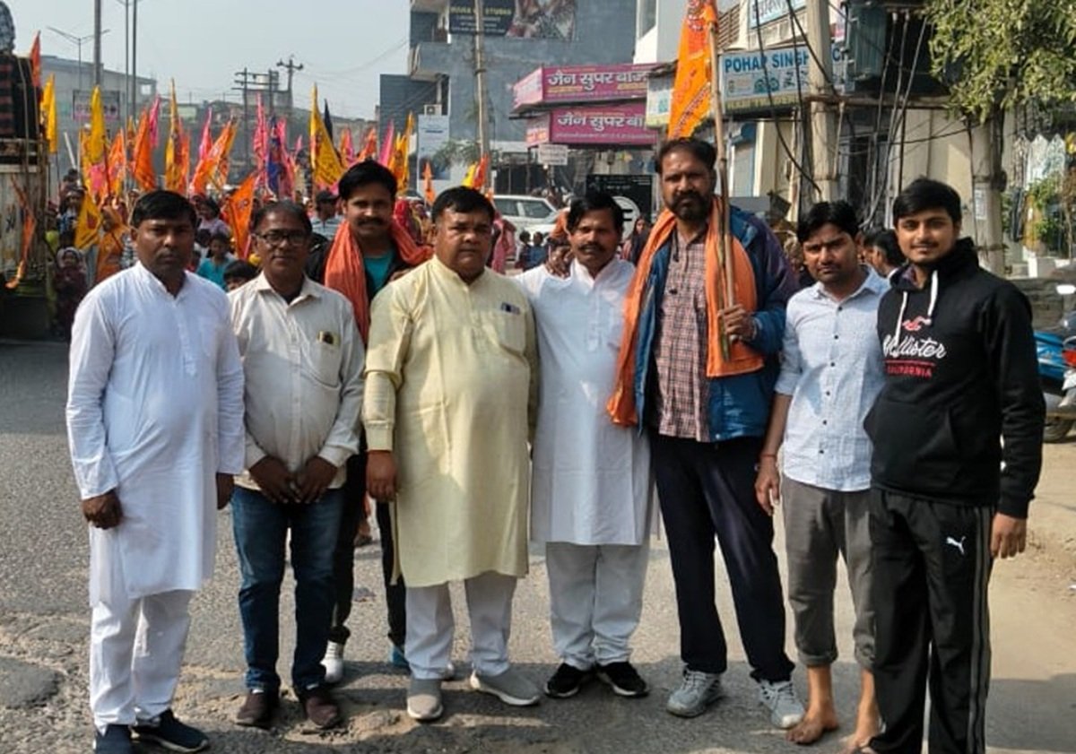 बैड बाजे के साथ निकाली श्री श्याम की रथ यात्रा, जयकारों से गूंजा धारूहेड़ा