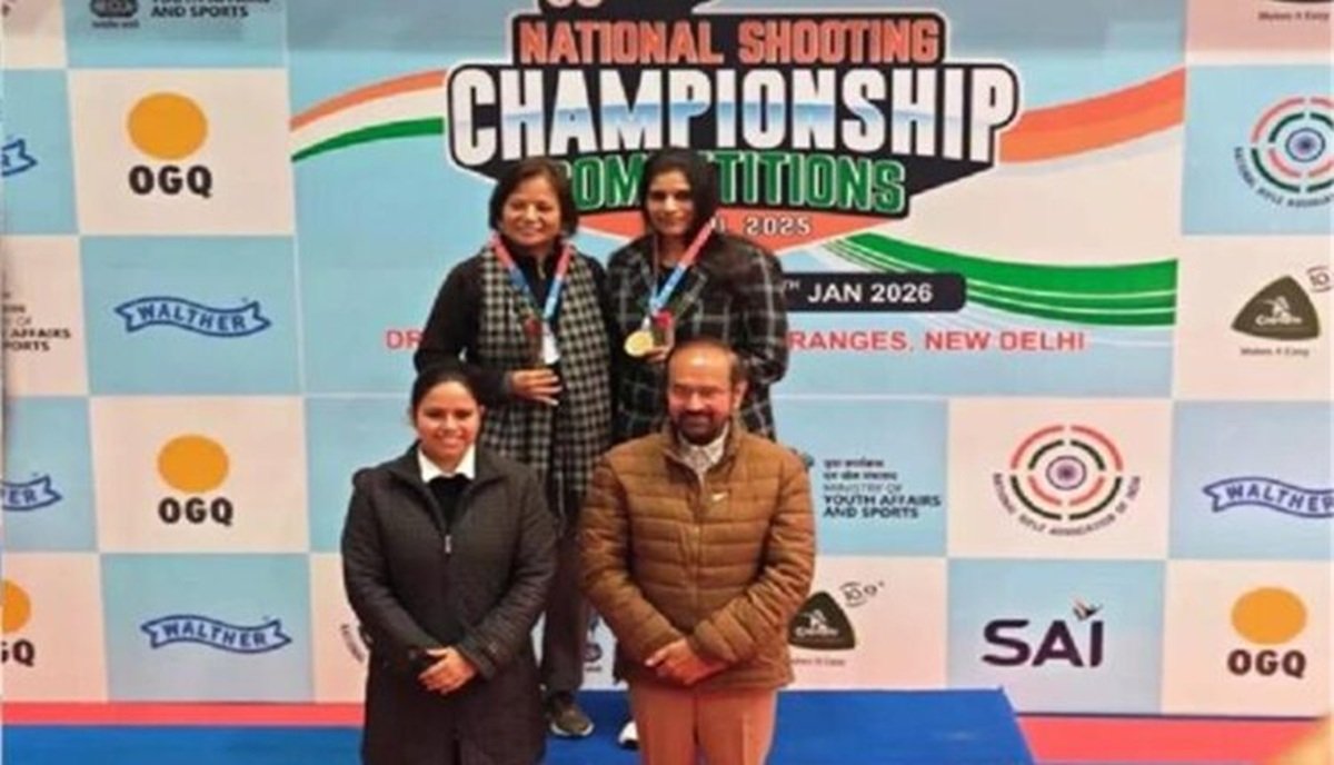 रेवाड़ी की सुषमा यादव ने राष्ट्रीय शूटिंग चैंपियनशिप में रचा इतिहास, हरियाणा को दिलाया पहला स्वर्ण