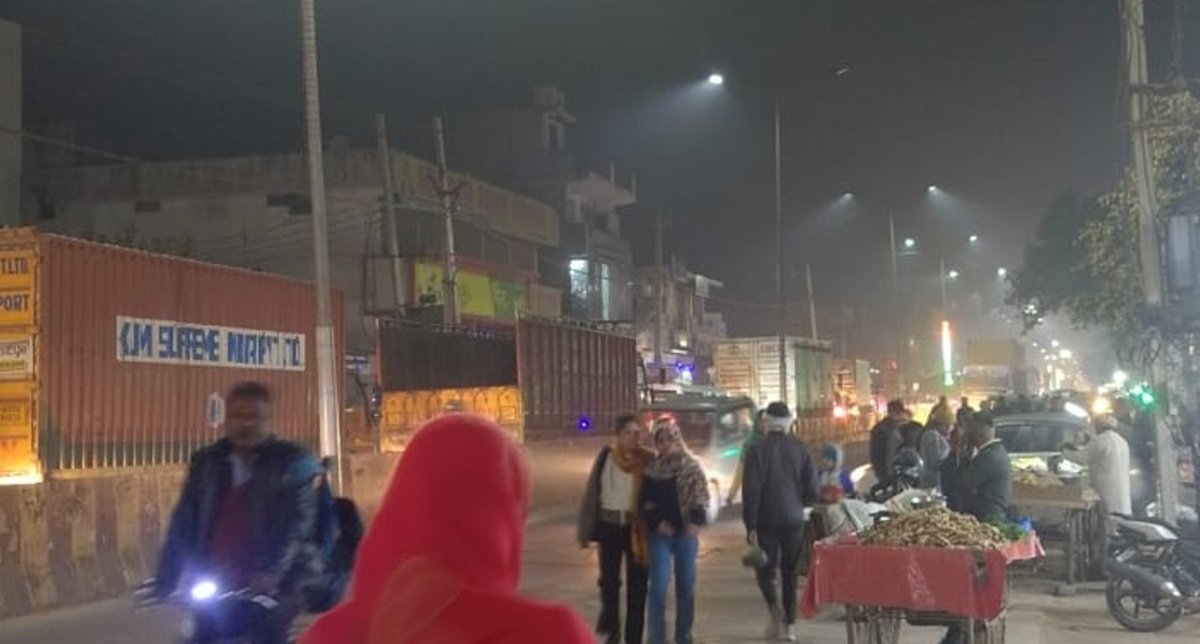 नंदरामपुर बास रोड पर अतिक्रमण के चलते जाम, आमजन और राहगीर परेशान