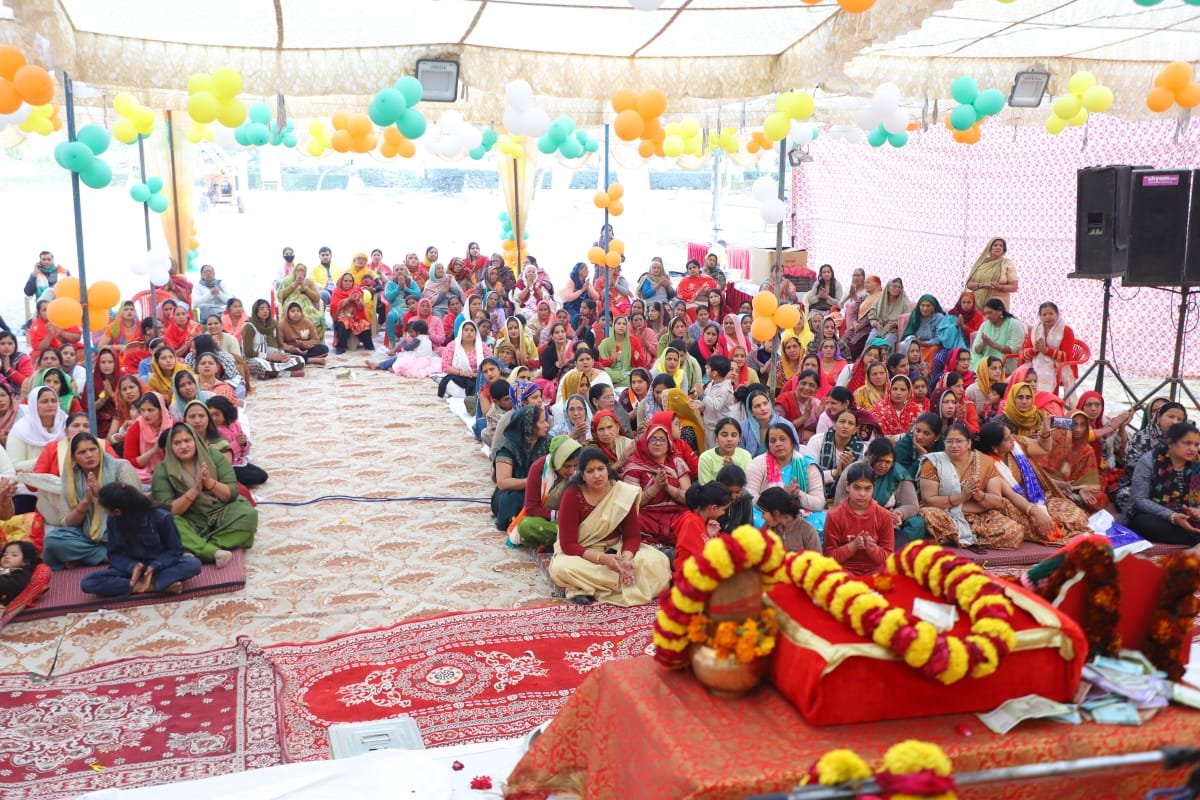 श्री खाटू श्याम कथा के समापन पूर्णाहुति के साथ हवन