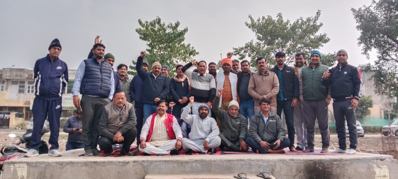 यूजीसी के नए कानून के विरोध में स्वर्ण समाज ने की नारेबाजी