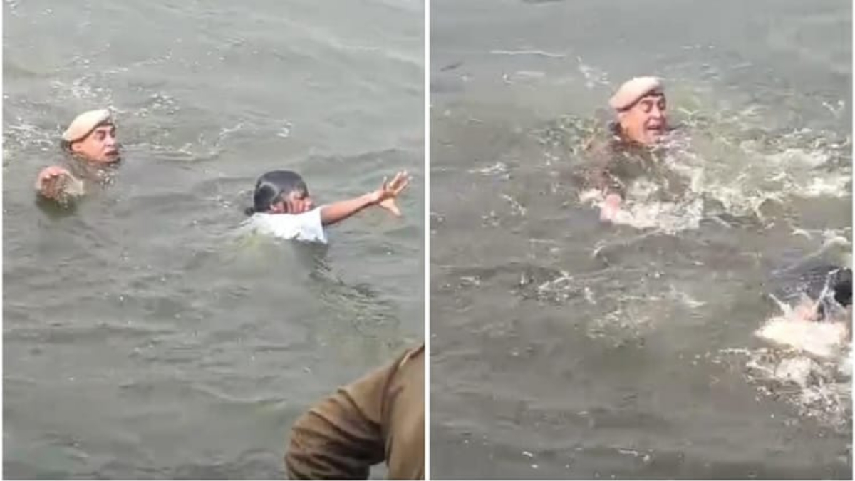 A Major Tragedy Averted at Ambala’s Mahavir Park, Home Guard Personnel Save Medical Student’s Life with Brave Rescue