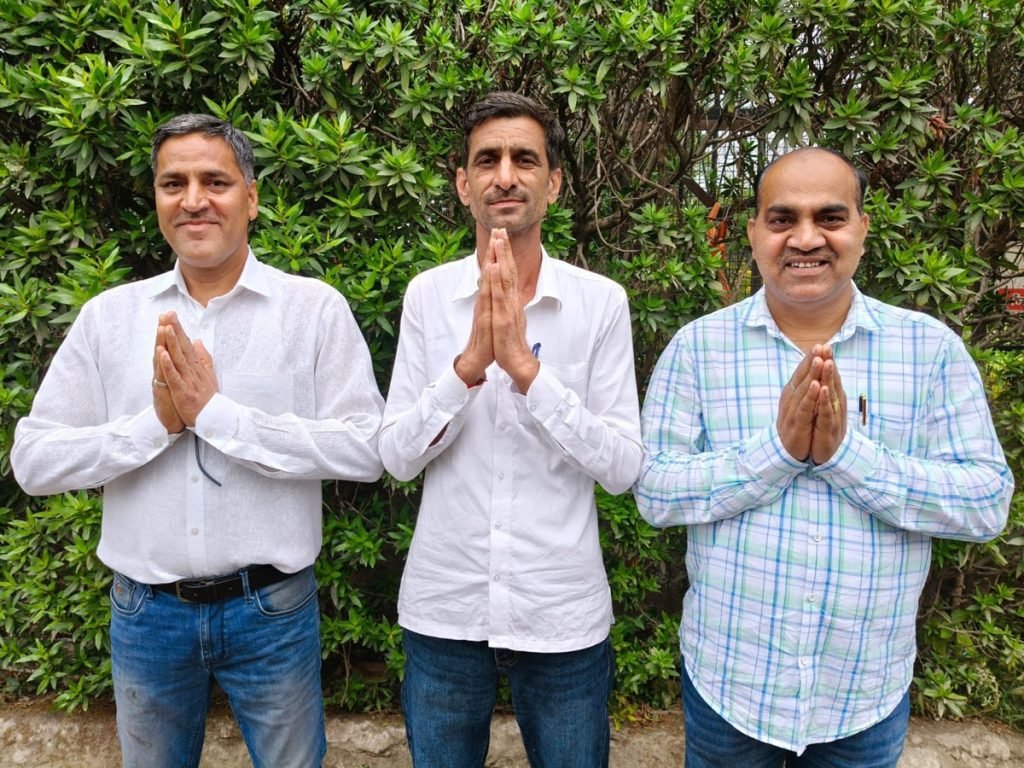 Hero Motocorp Dharuhera : कर्मचारी यूनियन के लिए प्रधान, महासचिव व कोषाध्यक्ष के दोवेदार कृष्ण् चद, इंद्रजीत व दिलावर