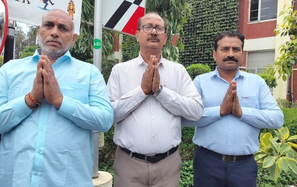 Hero Motocorp Dharuhera :कर्मचारी यूनियन के लिए प्रधान, महासचिव व कोषाध्यक्ष के दोवेदार शिवा शर्मा, सोनू व देवी दयाल