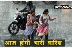 आज इन जिलों में होगी जोरदार बारिश