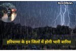 haryana weather alert