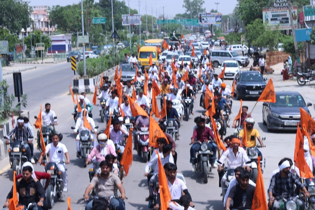 भिवाड़ी में धूमधाम से मनाई गई महाराणा प्रताप जयंती