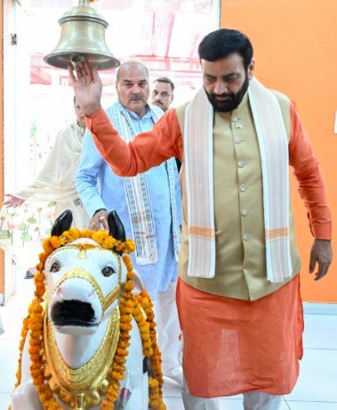 Haryana News: रेवाड़ी पहुंचे हरियाणा के सीएम, “महादेव प्रांगण” का किया लोकार्पण 