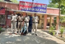 GRP Rewari Police को मिली सफलता, एक साल से फरार साइबर ठगी का सरगना भिवाड़ी से दबोचा