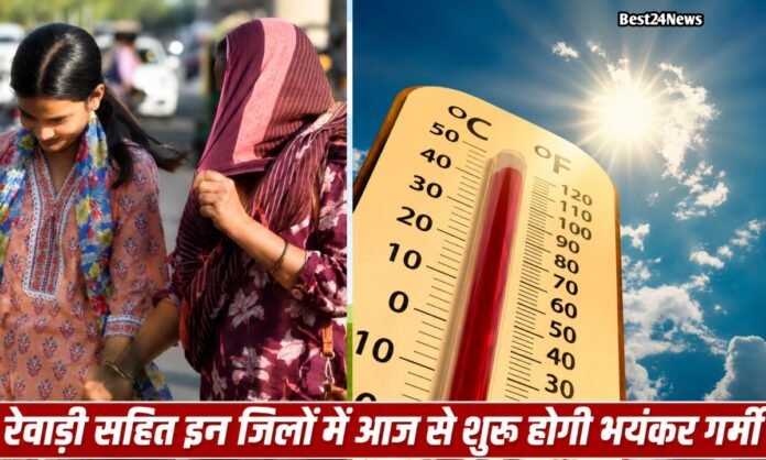 रेवाड़ी,भिवानी सहित इन जिलों में 5 दिनों तक लू का अलर्ट,
