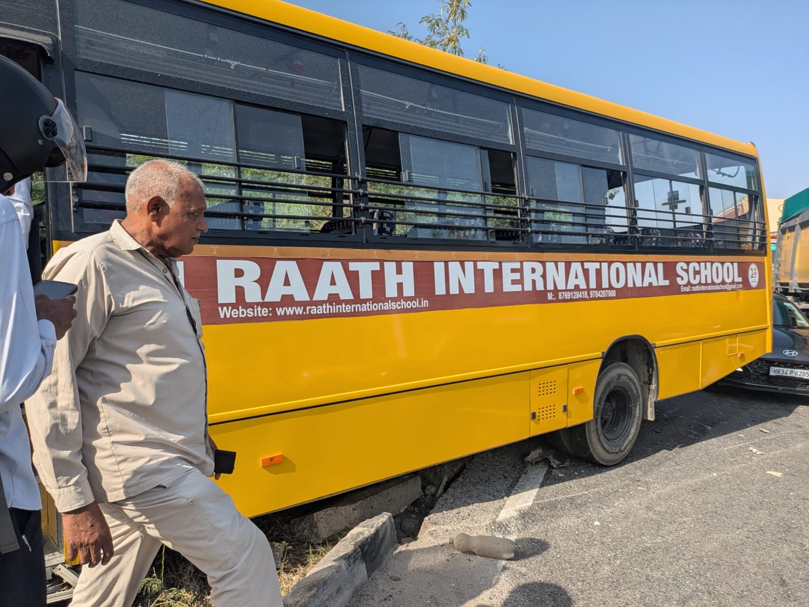 Rewari bus accident 