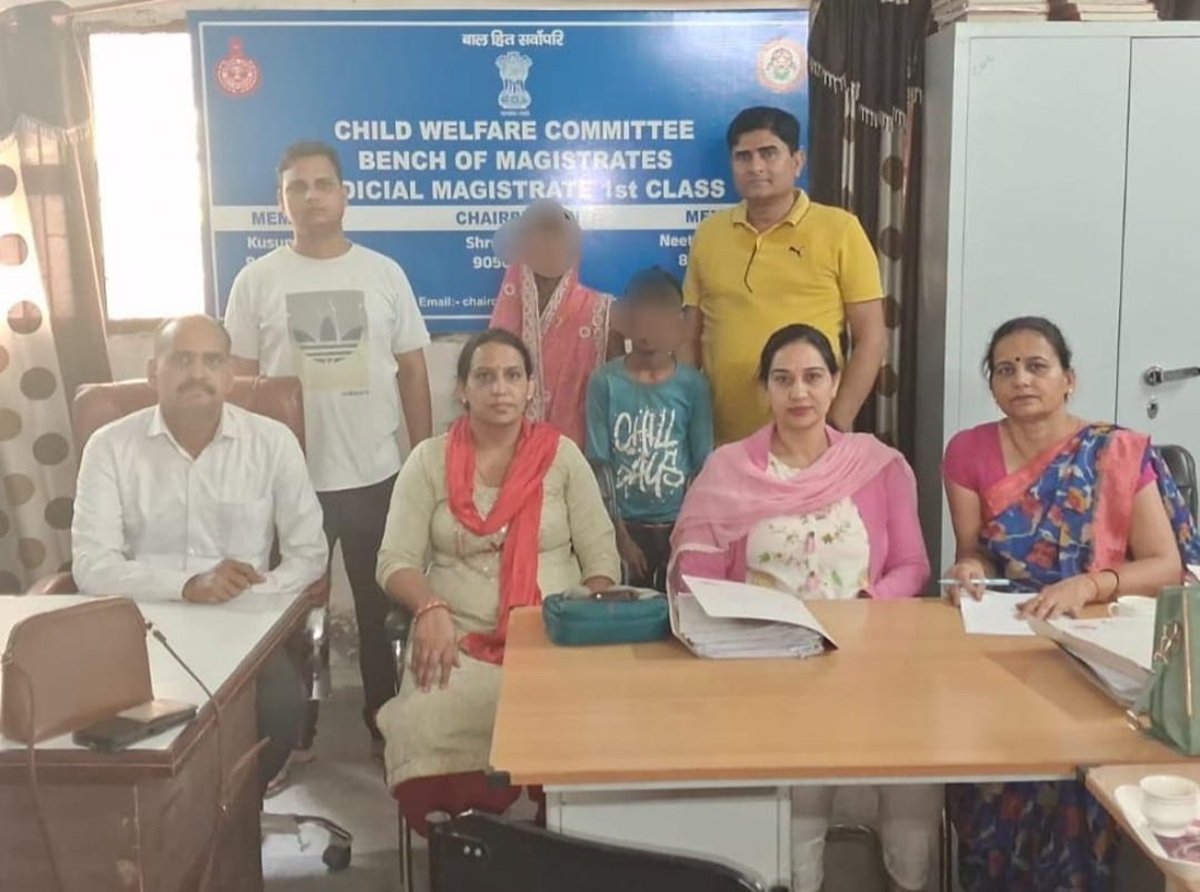 रेवाड़ी पुलिस ने 78 परिवारों की लोटाई मुस्कान