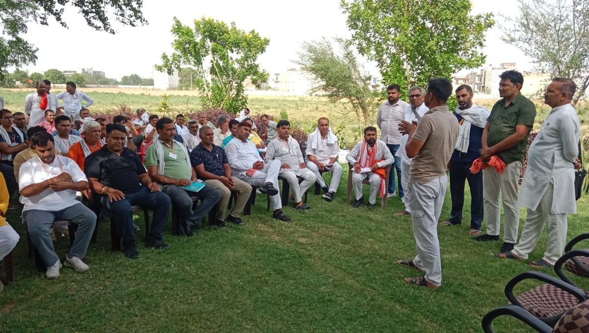 धारूहेड़ा में प्राकृतिक खेती का प्रशिक्षण, संघ शिक्षा वर्ग के 54 कार्यकर्ताओं ने लिया हिस्सा