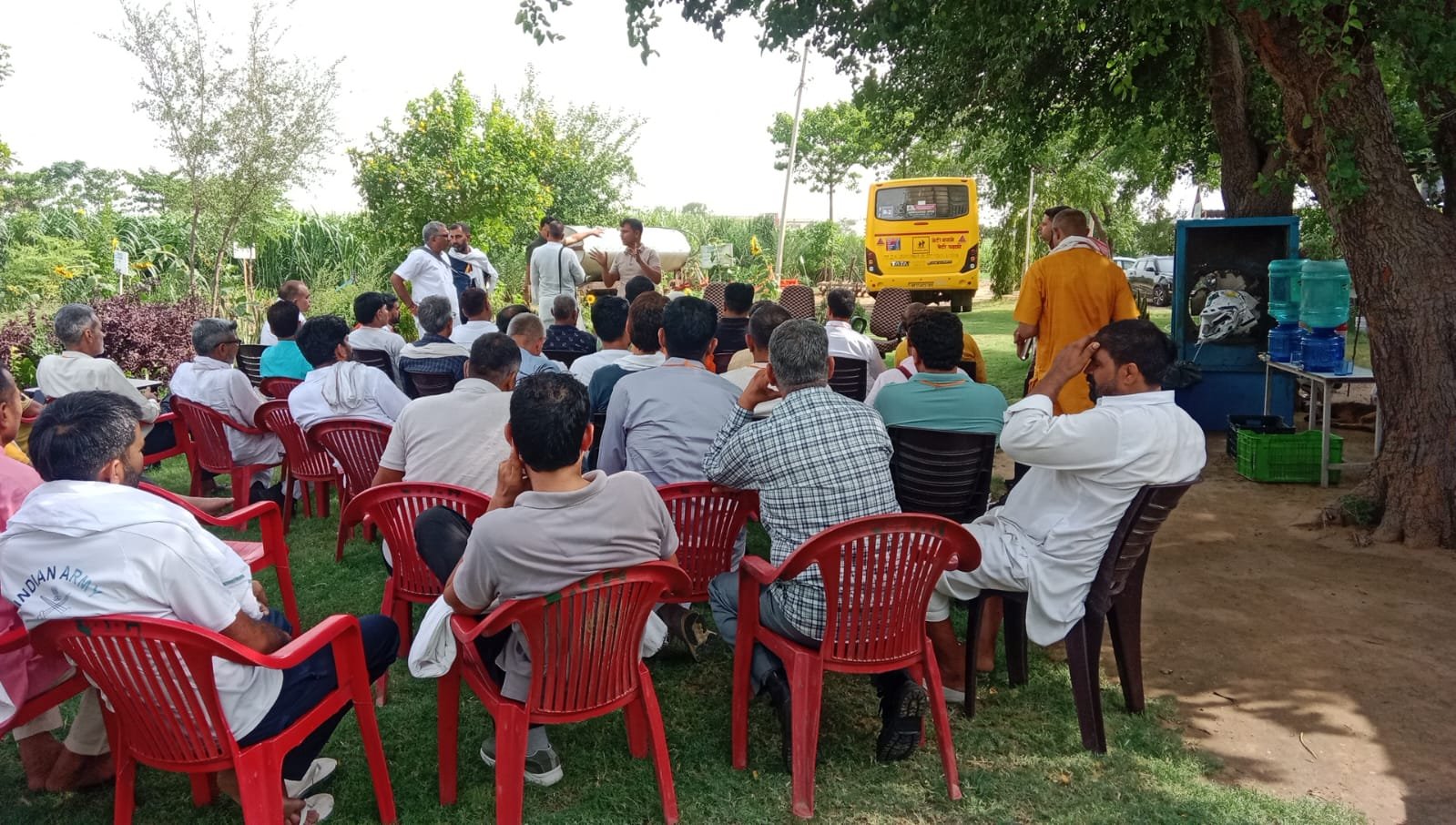 धारूहेड़ा में प्राकृतिक खेती का प्रशिक्षण, संघ शिक्षा वर्ग के 54 कार्यकर्ताओं ने लिया हिस्सा