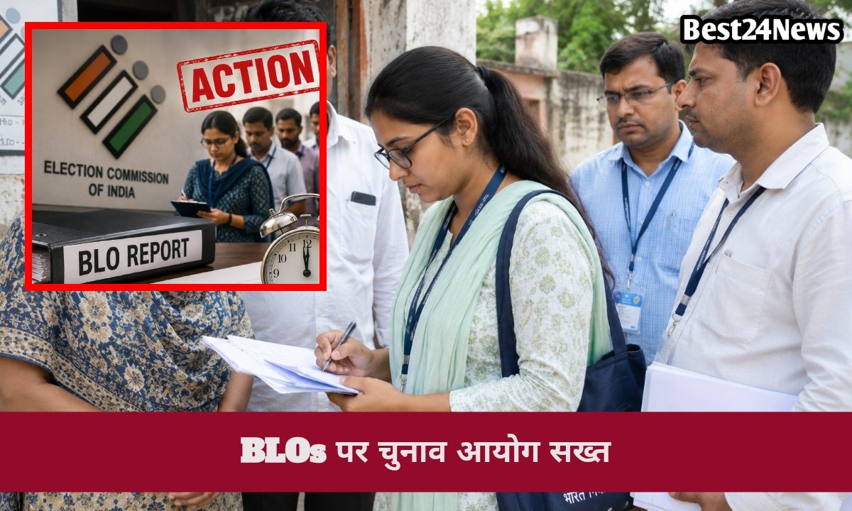 चुनाव आयोग का बड़ा एक्शन, 24 घंटे में रिपोर्ट नहीं दी तो BLOs पर होगी FIR