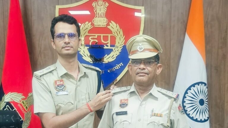 Rewari Police: SI सुंदर लाल बने इंस्पेक्टर