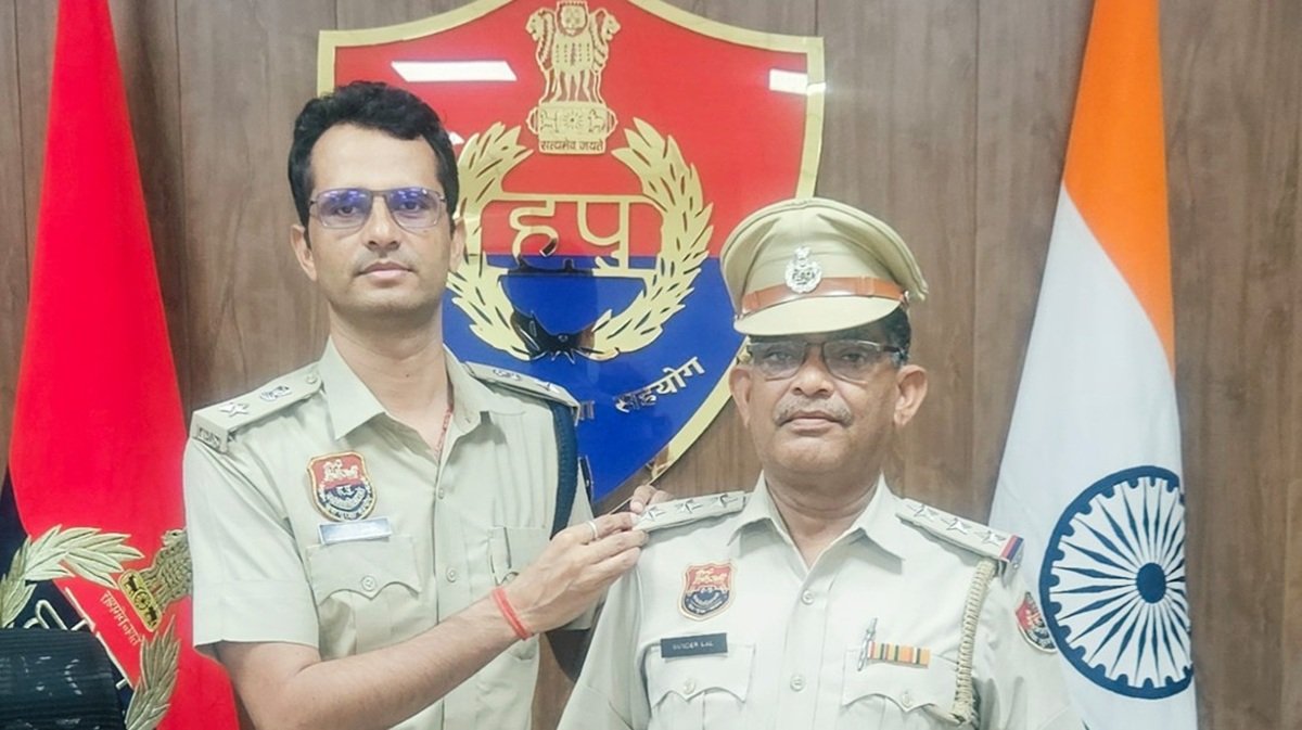 Rewari Police: SI सुंदर लाल बने इंस्पेक्टर