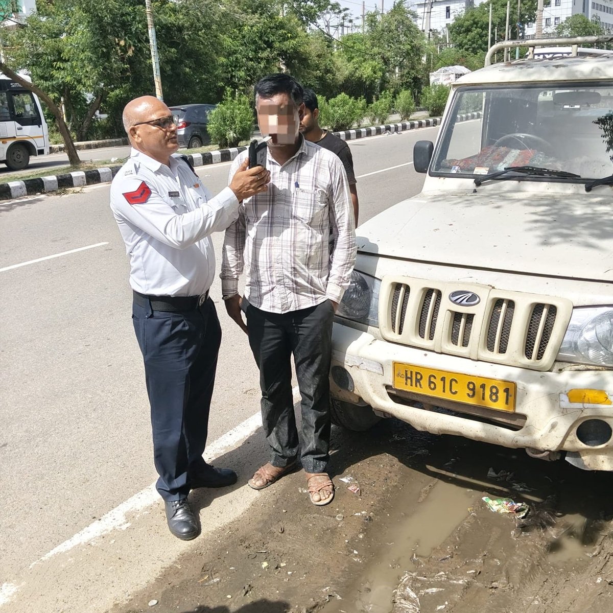 रेवाड़ी पुलिस ने चलाया ड्रिंक एंड ड्राइव अभियान, 683 वाहन चालकों पर शिकंजा कसा 