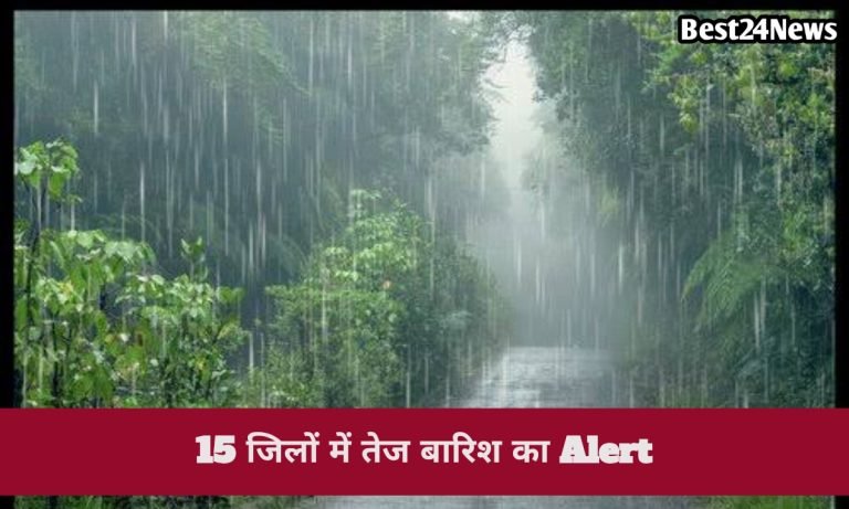 हरियाणा में बदला मौसम का मिजाज, अगले 7 दिनों तक इन जिलों में होगी झमाझम बारिश