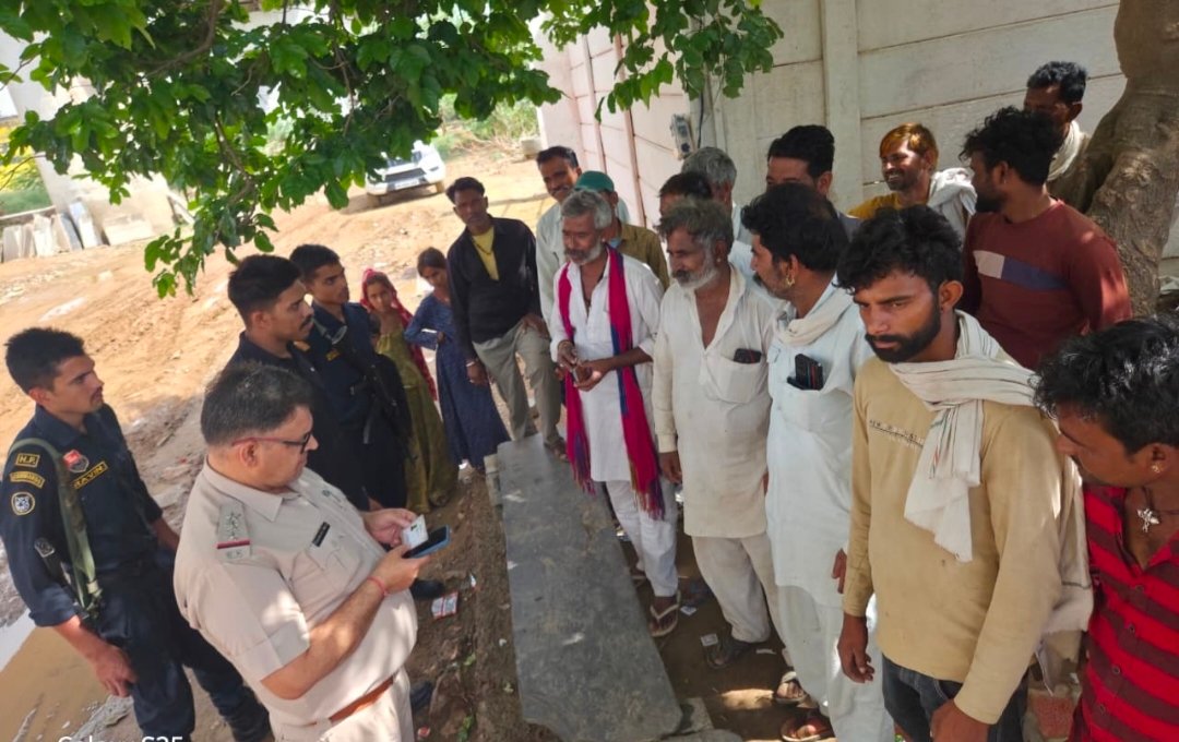 रेवाडी पुलिस ने चलाया सर्च अभियान