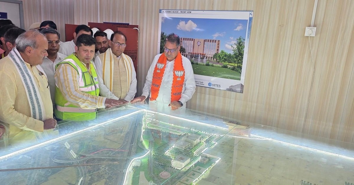 Haryana News : राज्यसभा सांसद डॉ. सतीश पूनिया ने देश् के 22वें एम्स स्थल का किया निरीक्षण