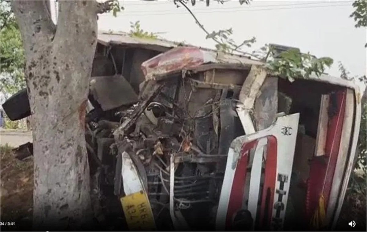 Haryana Big Accident: फतेहाबाद-टोहाना मार्ग पर दर्दनाक बस हादसा, होमगार्ड सहित तीन की मौत, 28 यात्री घायल