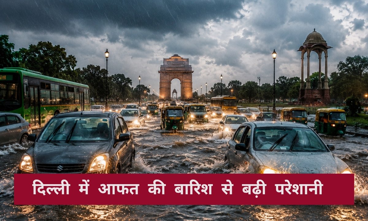 दिल्ली-NCR में बारिश का कहर