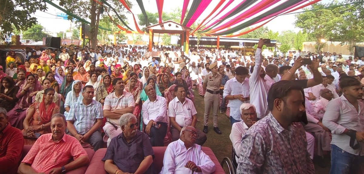 धारूहेड़ा: नगरपालिका धारूहेड़ा शपथ समारोह में उमडा जनसैलाब