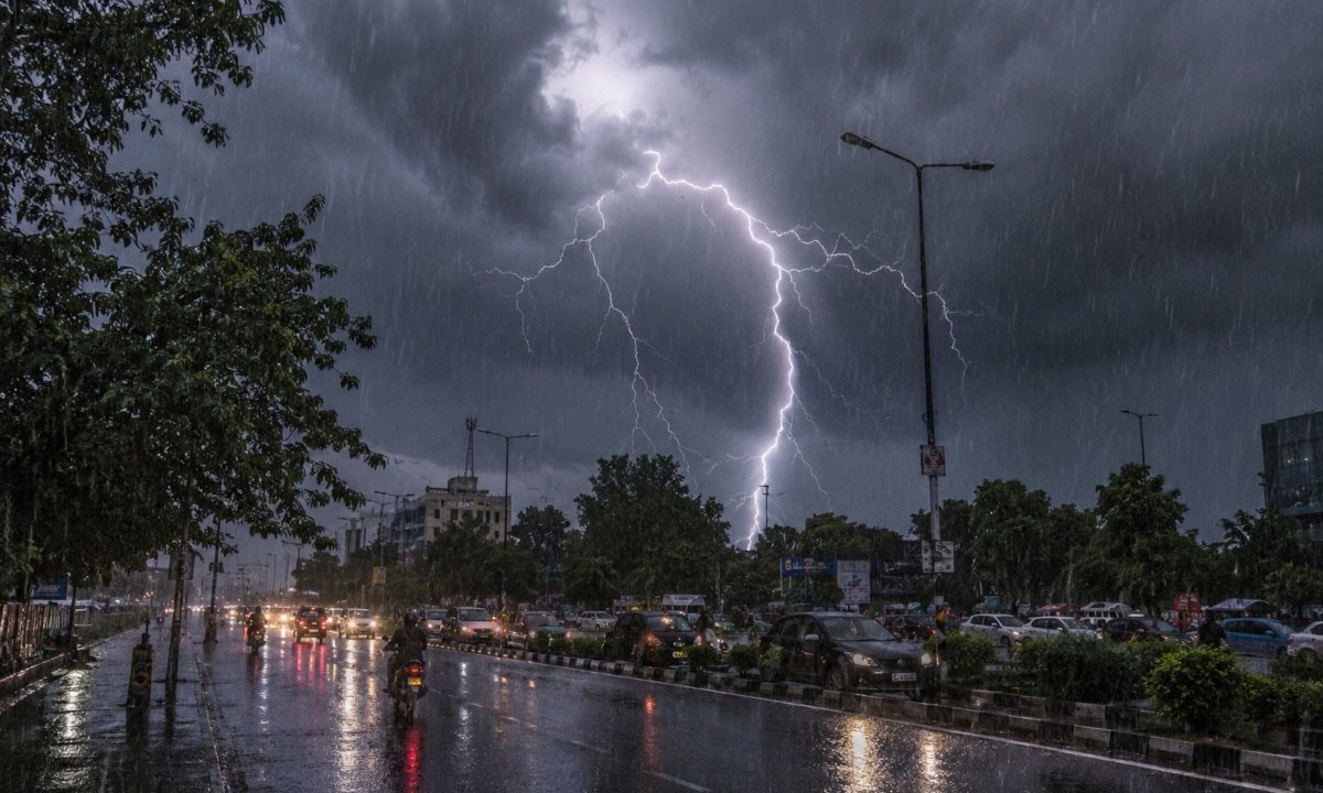 चमक गरज के साथ हरियाणा के इन 14 जिलों में होगी तूफानी बारिश