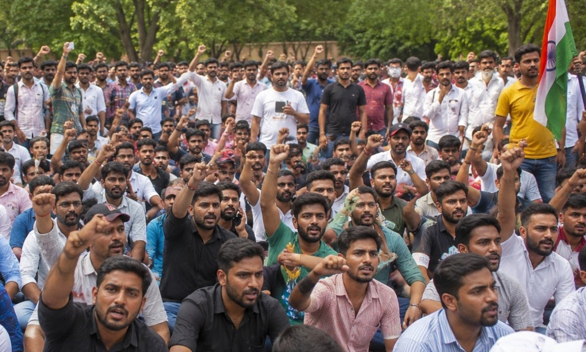 छात्रों के समर्थन में हरियाणा के युवाओं एकजुट