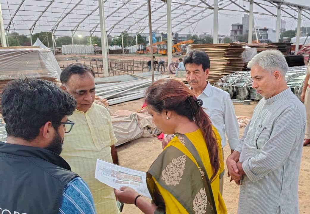 जींद में आयोजित होने वाली प्रधानमंत्री नरेंद्र मोदी की रैली (विकसित भारत रैली) की तैयारियां हुड्डा ग्राउंड में अंतिम चरण में हैं।