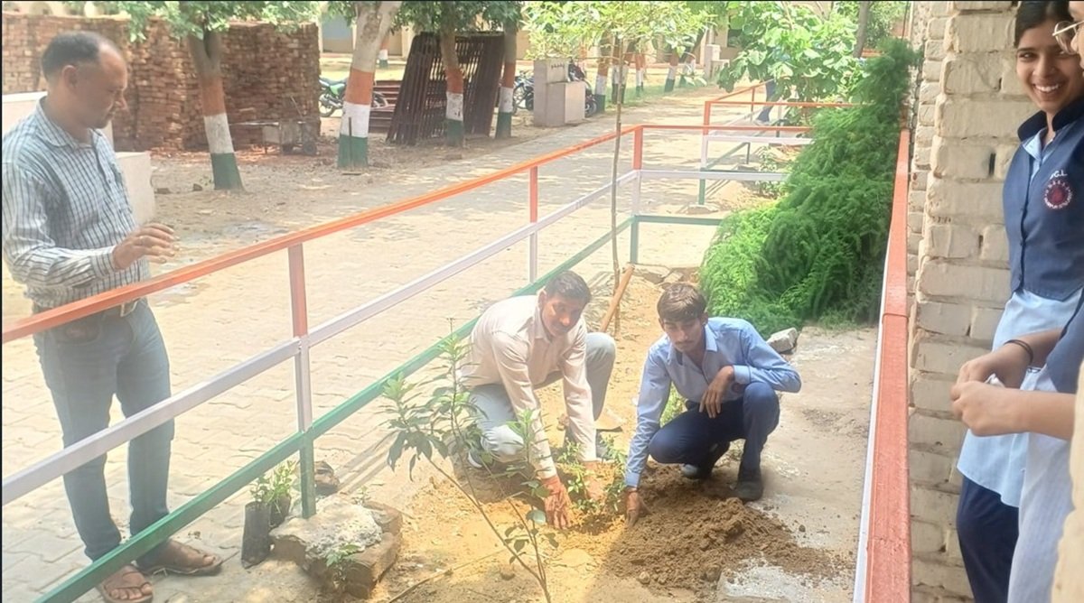 इको क्लब के तत्वावधान में 200 जगह किया पौधारोपण