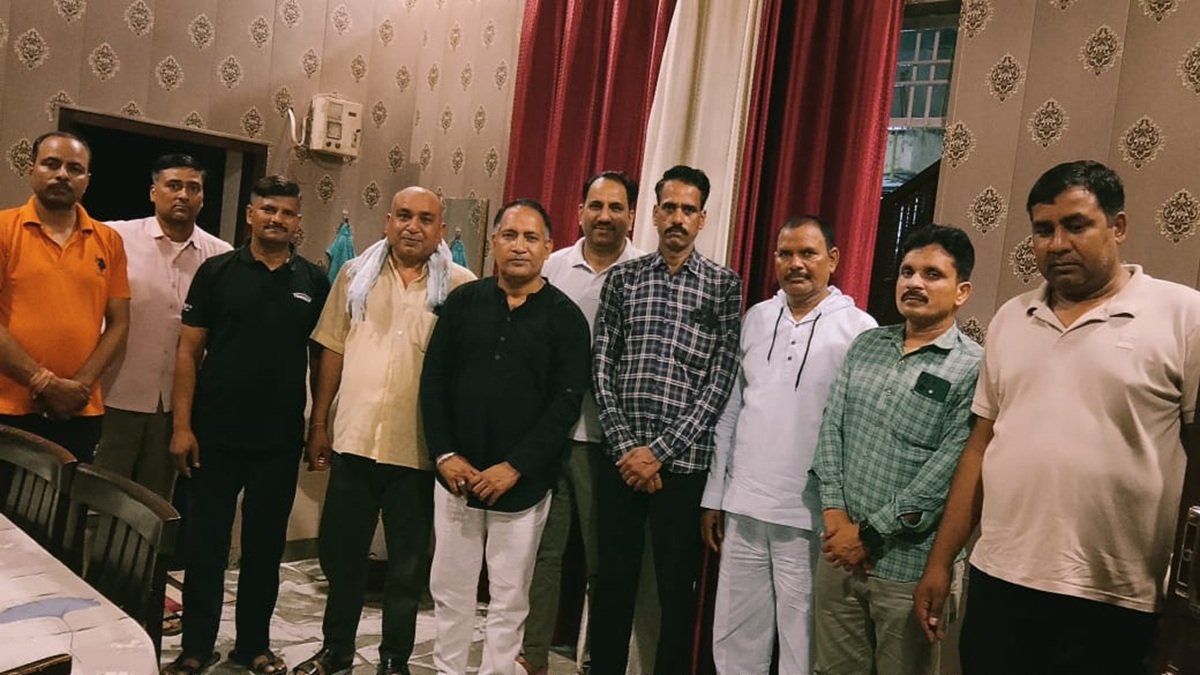 राजपूत महासभा ने धारूहेड़ा मेंं चरण सिंह छोकर व गंगा सिंह चौहान का किया स्वागत