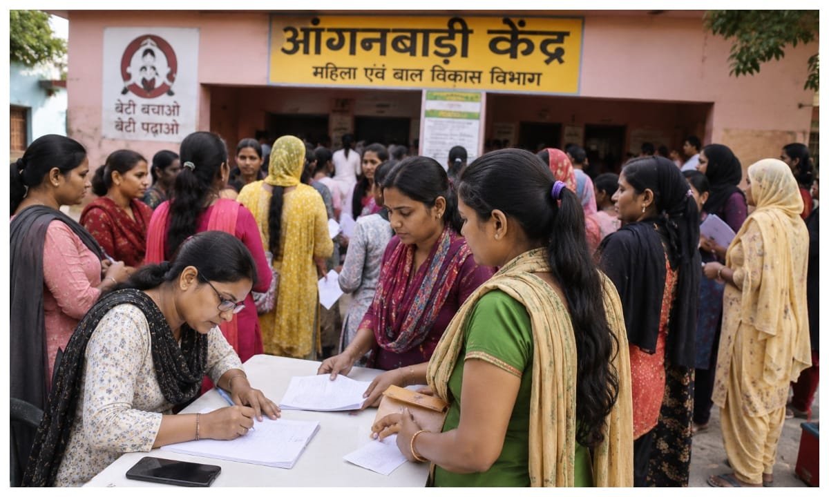 रेवाड़ी में आंगनबाड़ी में 456 पदों पर भर्ती