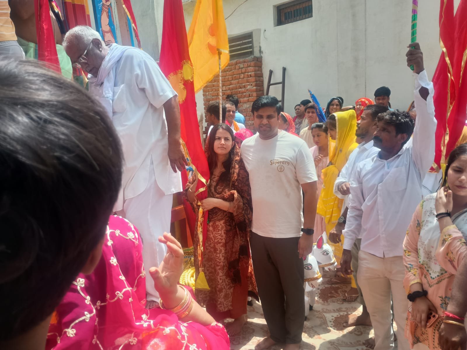  धारूहेड़ा में श्रद्धा और उत्साह के साथ निकाली गई भगवान जगन्नाथ की भव्य रथ यात्रा